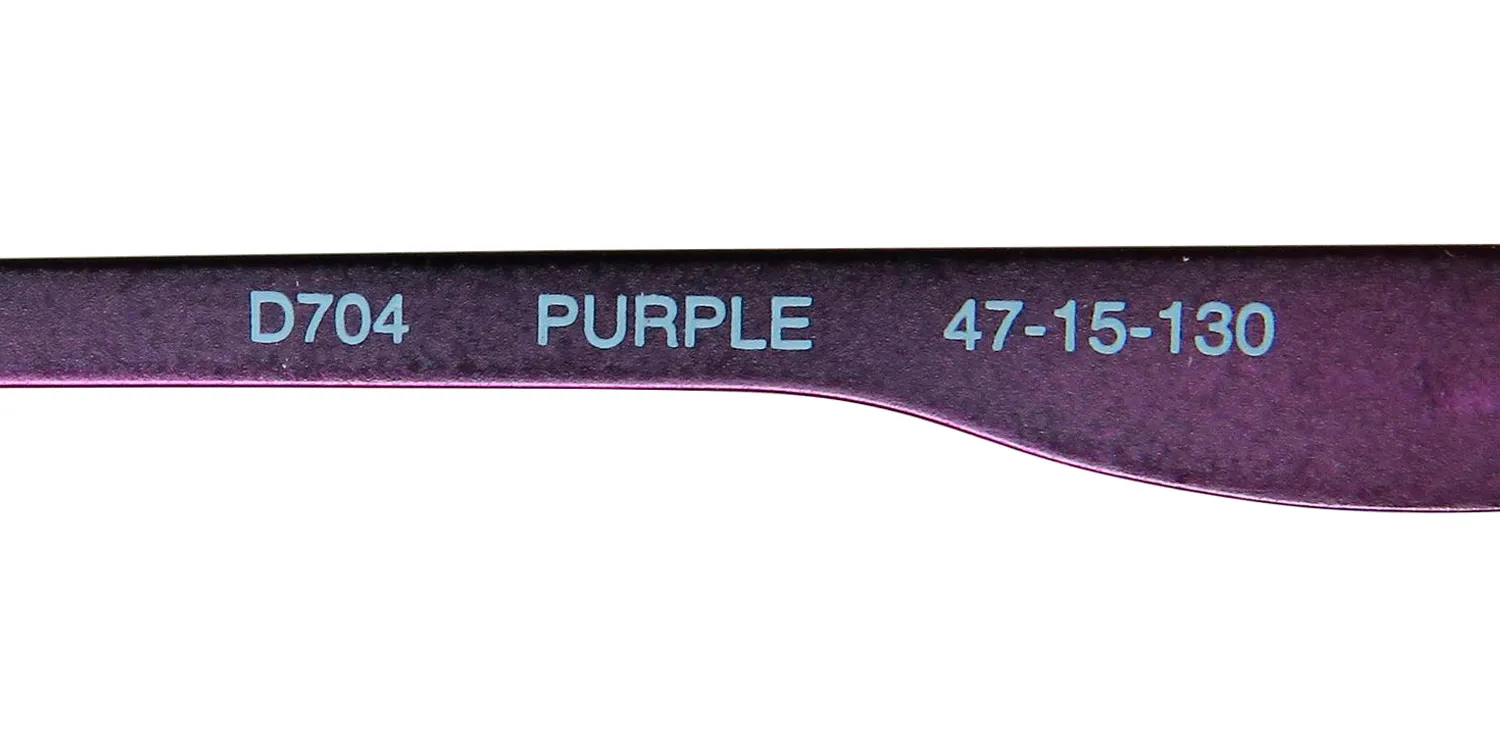 Lucky Brand D704 purple Eyeglasses Purple 47mm 8