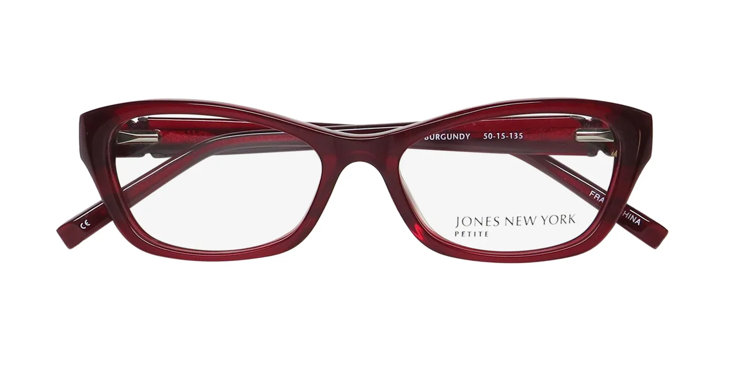 Jones New York J226 Petite burgundy Eyeglasses Burgundy 50mm 2