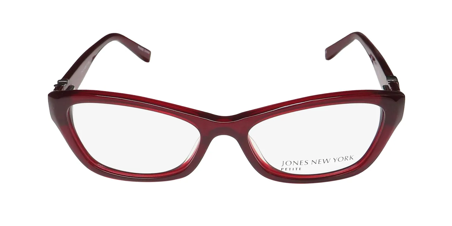 Jones New York J226 Petite burgundy Eyeglasses Burgundy 50mm 3