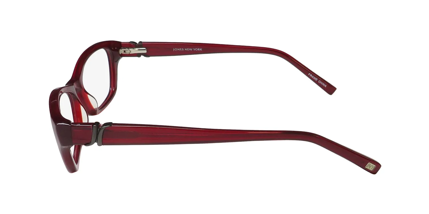 Jones New York J226 Petite burgundy Eyeglasses Burgundy 50mm 4