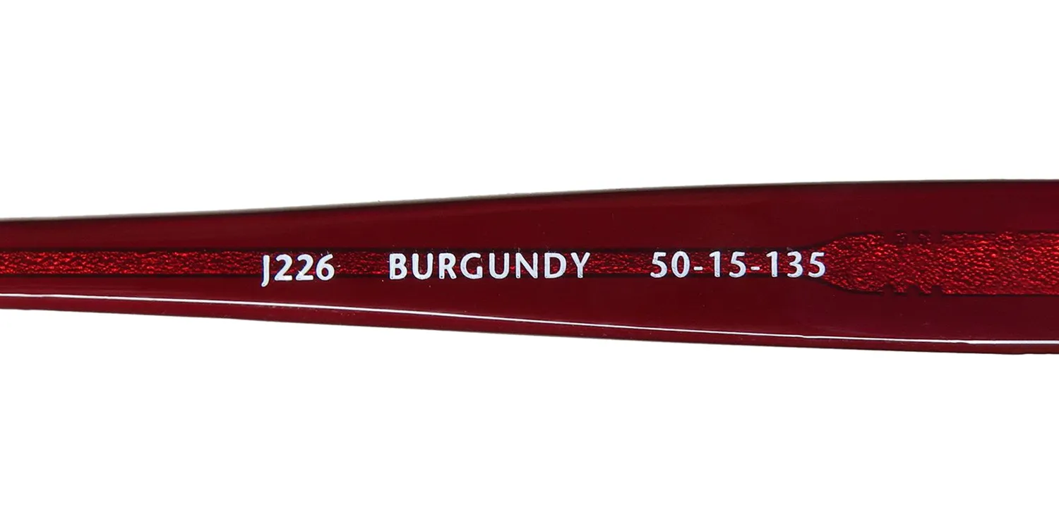 Jones New York J226 Petite burgundy Eyeglasses Burgundy 50mm 8