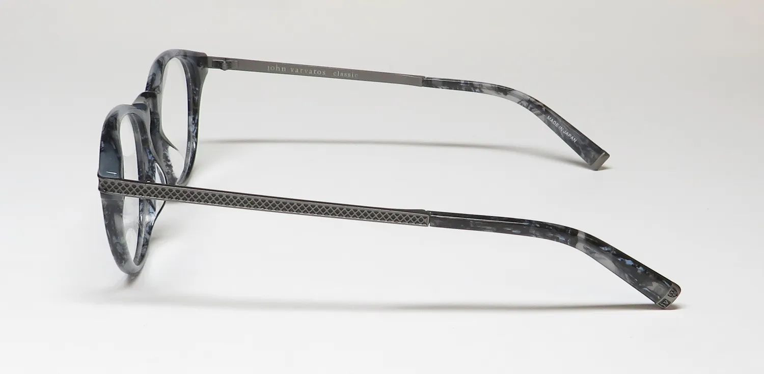 John Varvatos V365 smoke Eyeglasses Smoke 47mm 4
