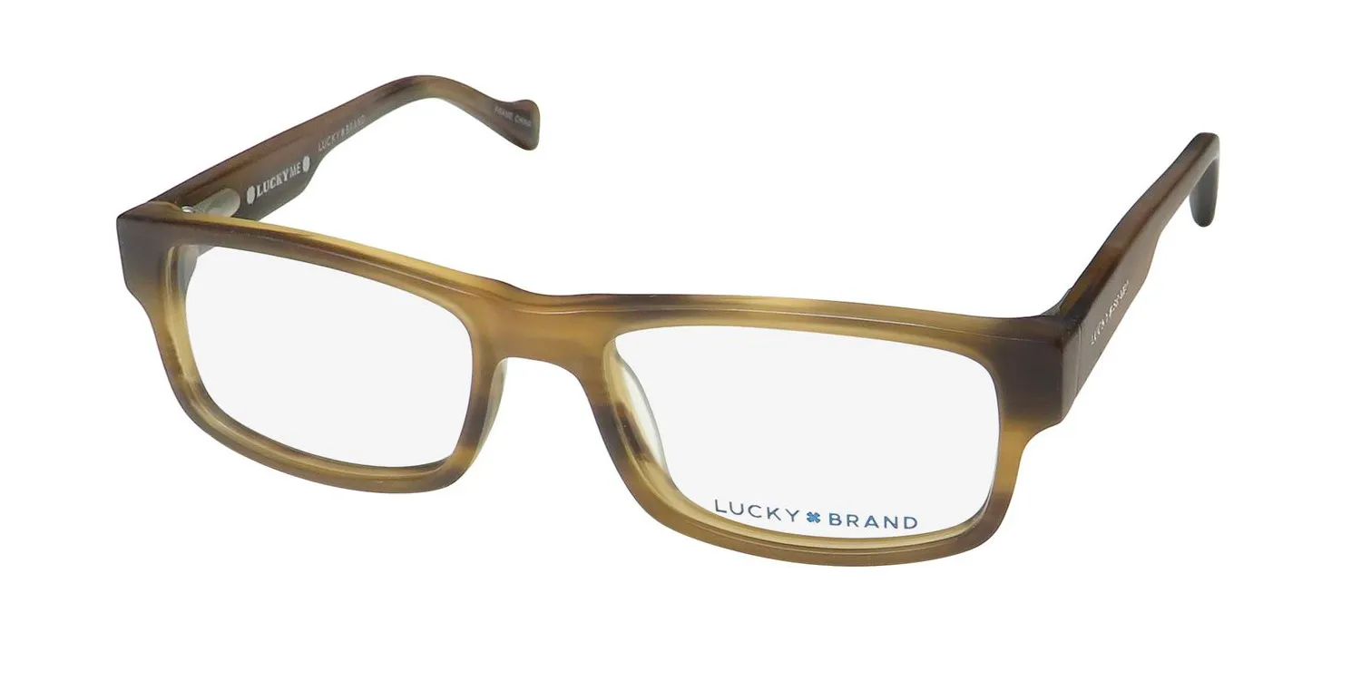 Lucky Brand D804 matte brown horn Eyeglasses Matte Brown Horn 46mm