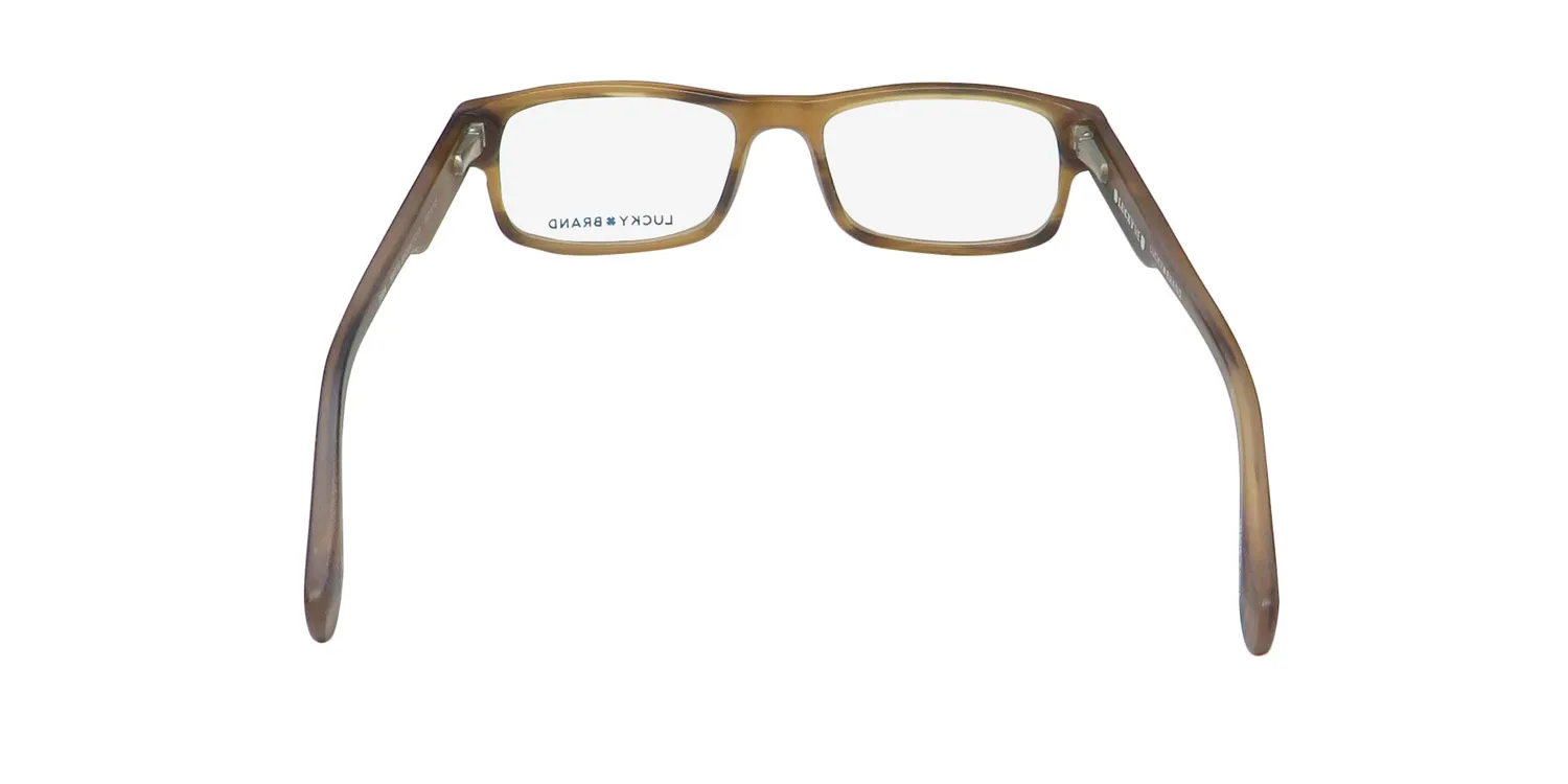 Lucky Brand D804 matte brown horn Eyeglasses Matte Brown Horn 46mm 5