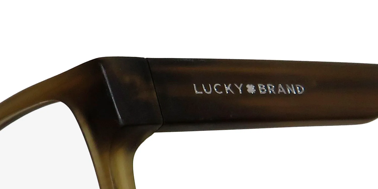 Lucky Brand D804 matte brown horn Eyeglasses Matte Brown Horn 46mm 6