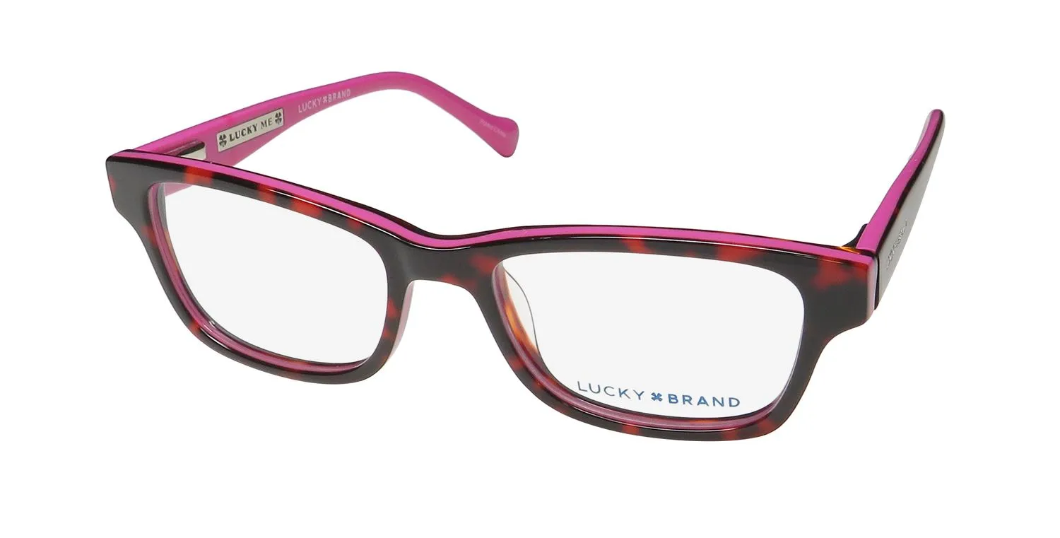 Lucky Brand D705 pink tortoise Eyeglasses Pink Tortoise 49mm