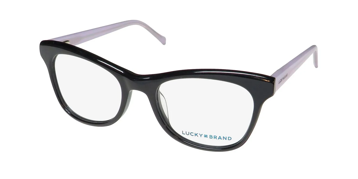 Lucky Brand D708 black Eyeglasses Black 47mm