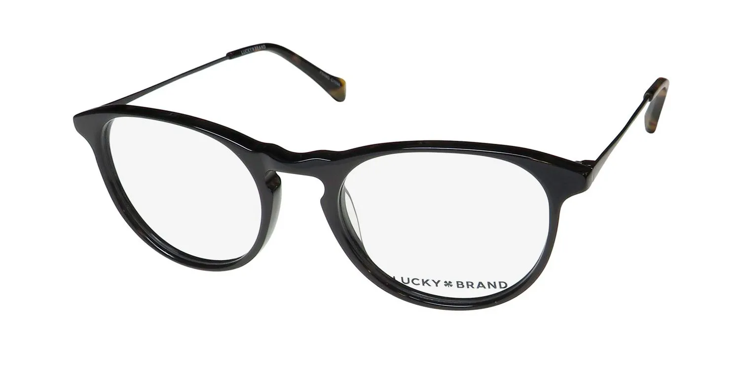 Lucky Brand D405 black Eyeglasses Black 50mm Unisex