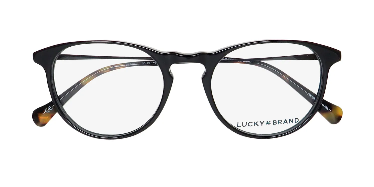 Lucky Brand D405 black Eyeglasses Black 50mm Unisex 2