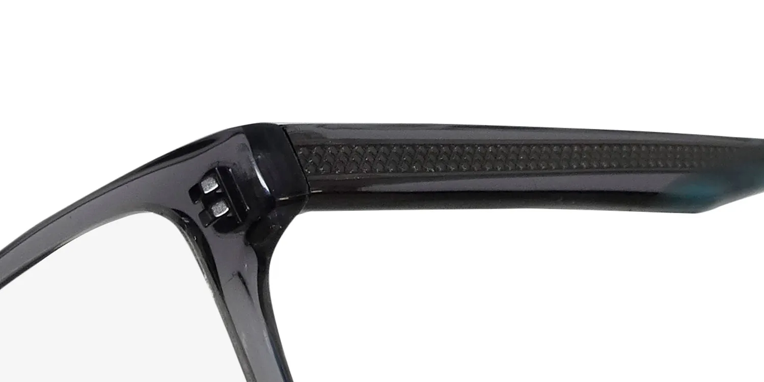 John Varvatos V374 smoke Eyeglasses Smoke Crystal 55mm 6