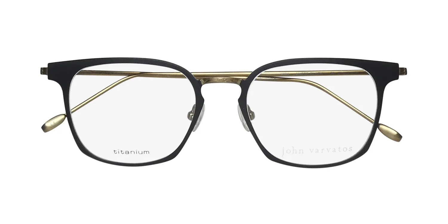 John Varvatos V161 matte black Eyeglasses Matte Black 50mm 2
