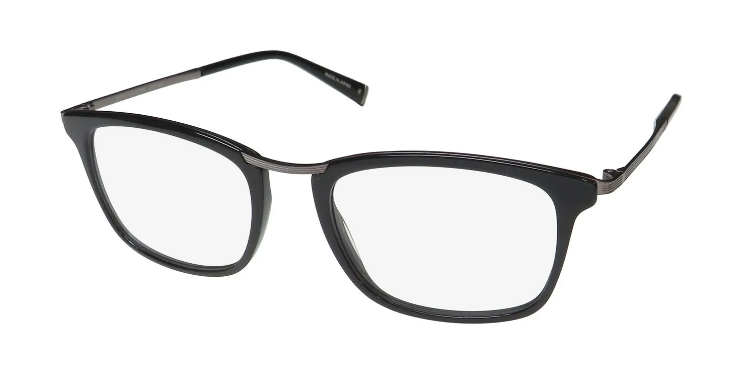 John Varvatos V375 black Eyeglasses Black 53mm