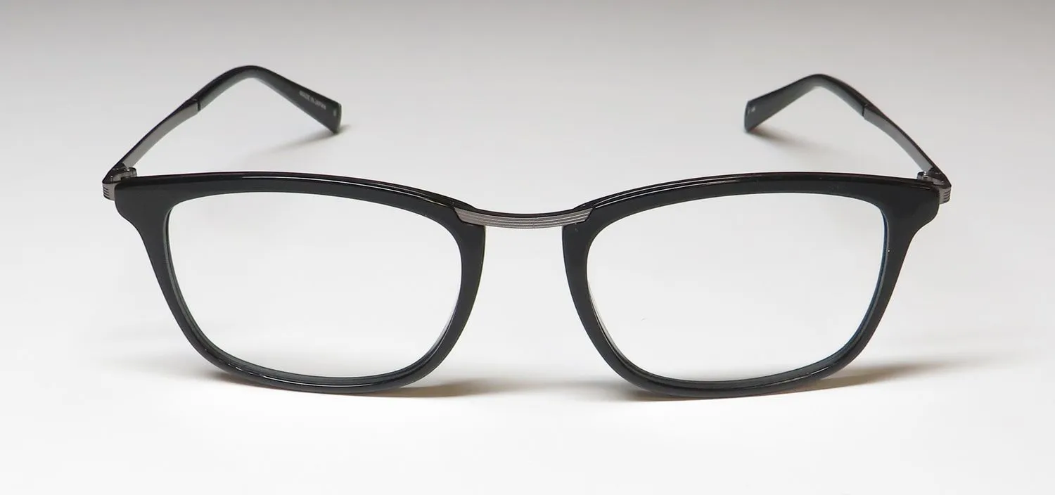 John Varvatos V375 black Eyeglasses Black 53mm 3