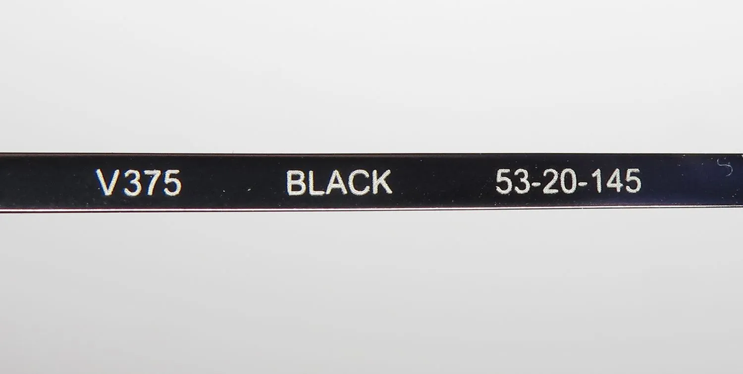 John Varvatos V375 black Eyeglasses Black 53mm 8