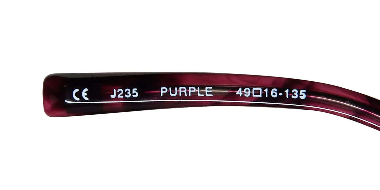 Jones New York J235 Petite purple Eyeglasses Purple 49mm 8