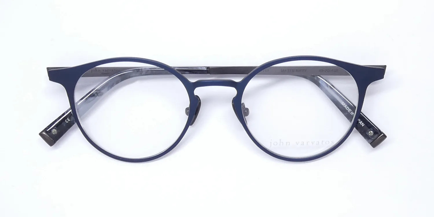 John Varvatos V168 matte navy Eyeglasses Matte Navy 49mm 2