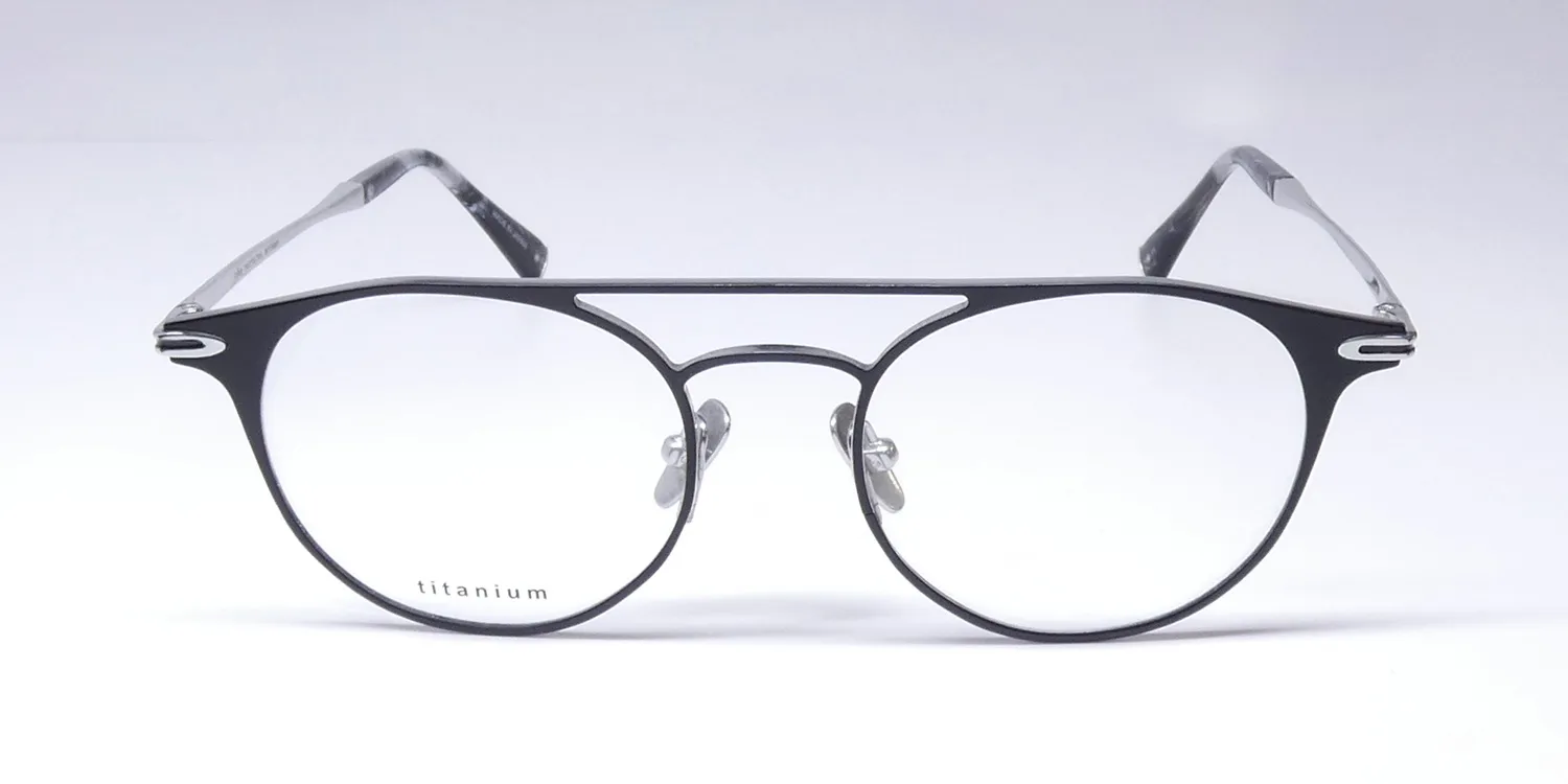John Varvatos V169 matte black/silver Eyeglasses Matte Black 49mm 3