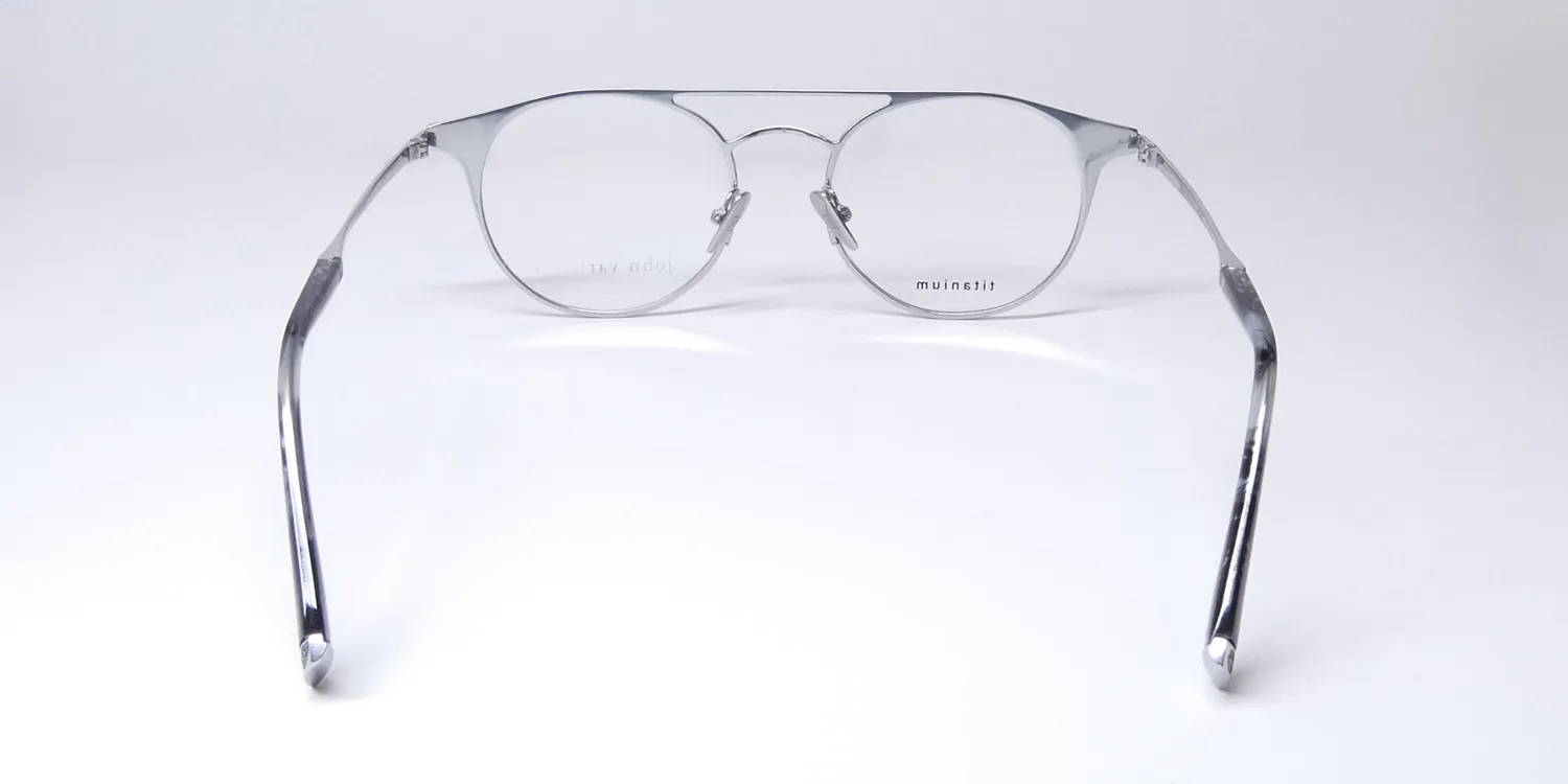 John Varvatos V169 matte black/silver Eyeglasses Matte Black 49mm 5