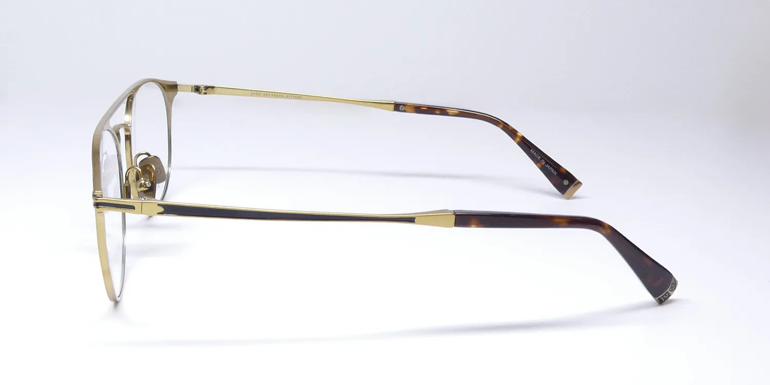 John Varvatos V169 matte black/gold Eyeglasses Matte Black 49mm 4