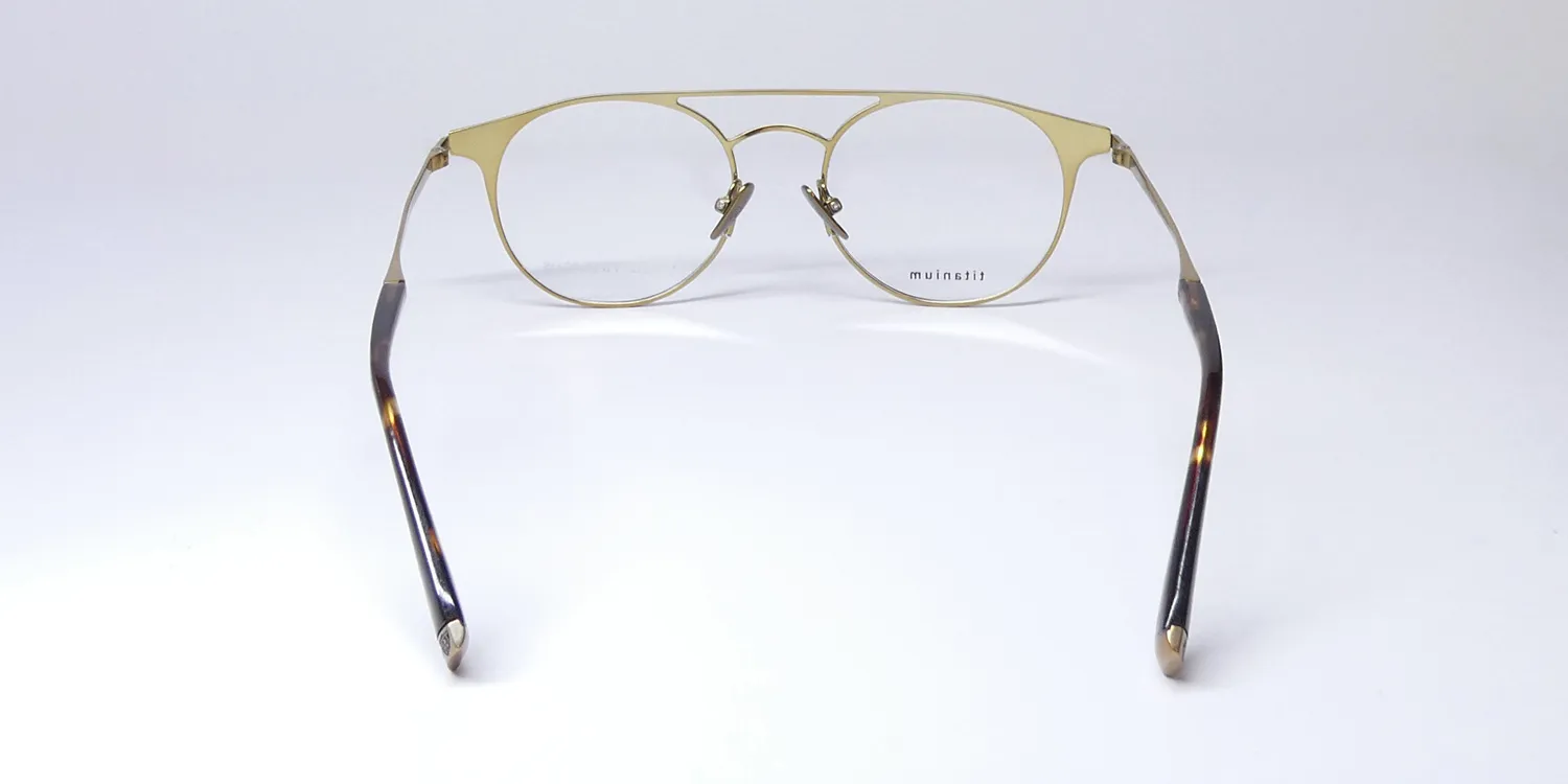 John Varvatos V169 matte black/gold Eyeglasses Matte Black 49mm 5