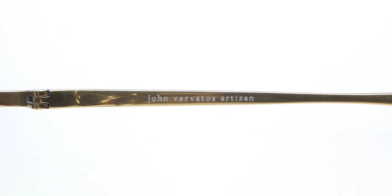 John Varvatos V169 matte black/gold Eyeglasses Matte Black 49mm 7