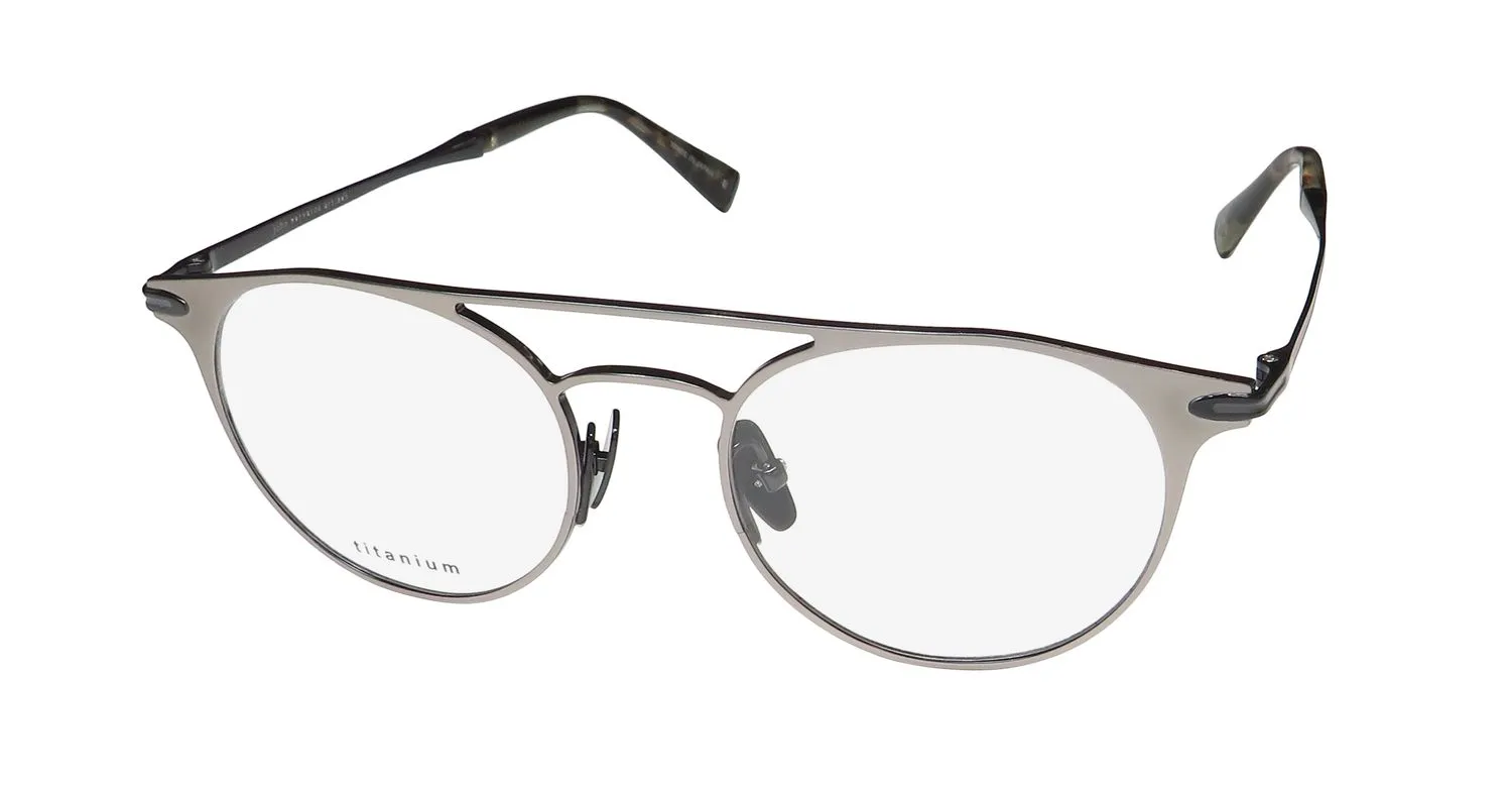 John Varvatos V169 matte gun/black Eyeglasses Matte Gun 49mm