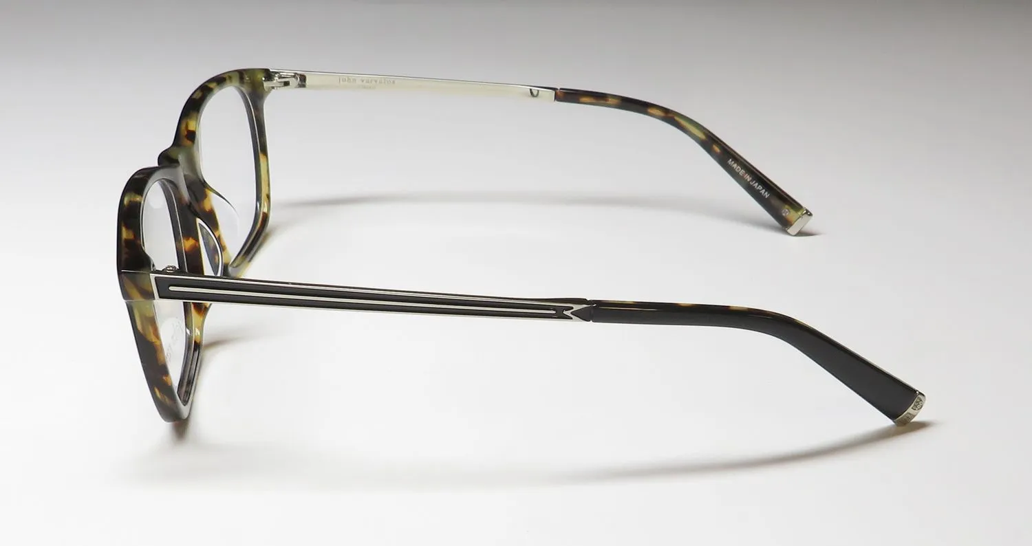 John Varvatos V406 black/ tortoise Eyeglasses Black 53mm 4