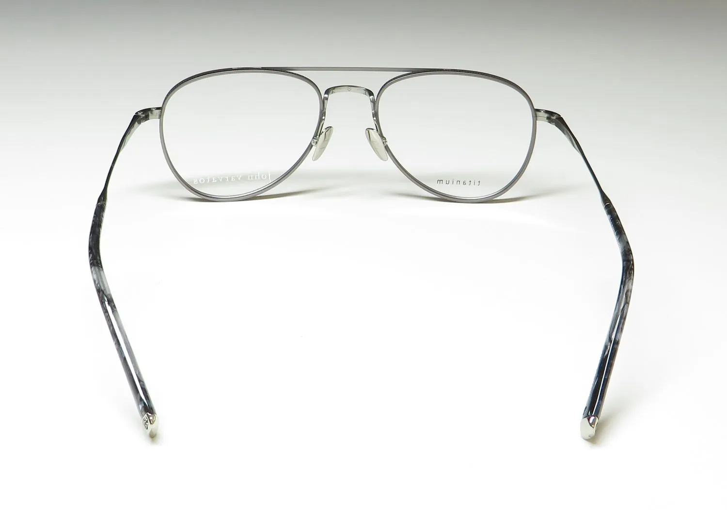John Varvatos V175 gunmetal/ silver Eyeglasses Gunmetal 54mm 5