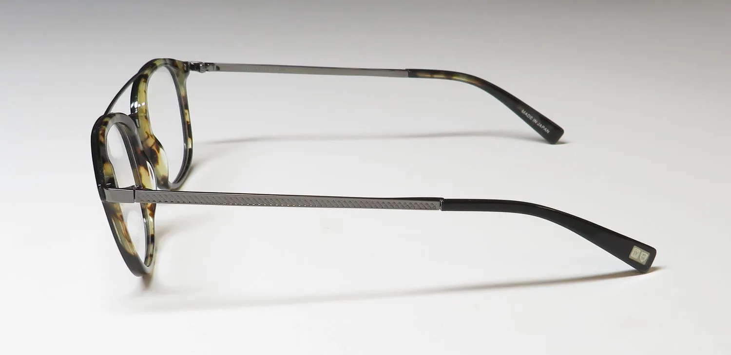 John Varvatos V378 black/ tortoise Eyeglasses Black 49mm 4