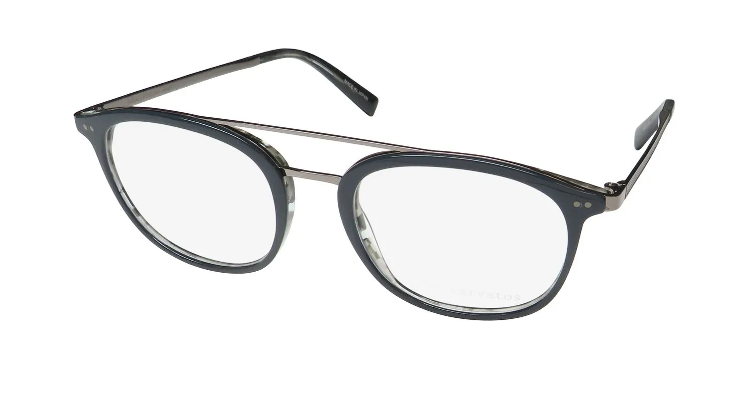 John Varvatos V378 navy/ smoke Eyeglasses Navy 49mm