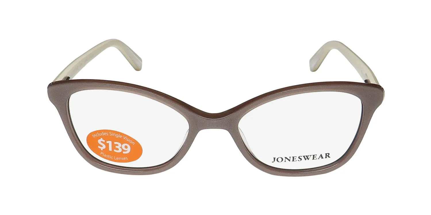 Jones New York Z109 Petite taupe Eyeglasses Taupe 47mm 3