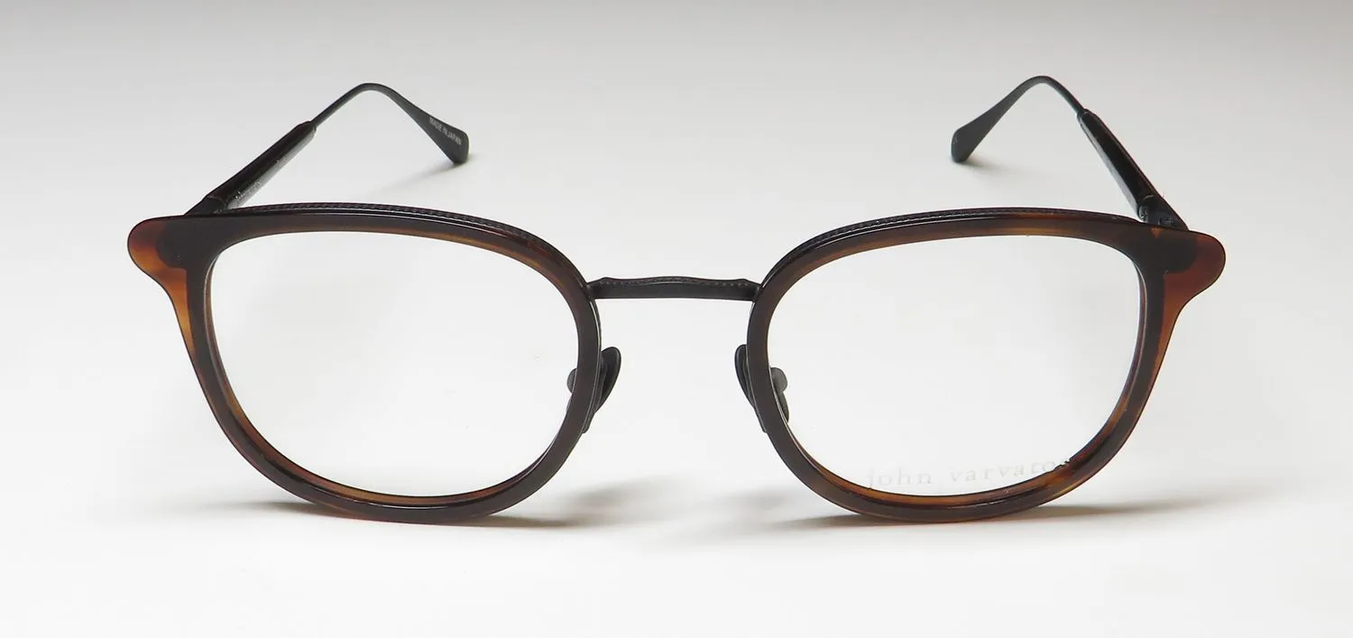John Varvatos V410 brown Eyeglasses Brown 49mm 3