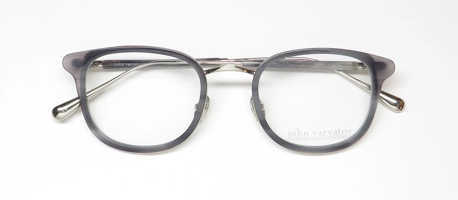 John Varvatos V410 smoke Eyeglasses Smoke 49mm 2