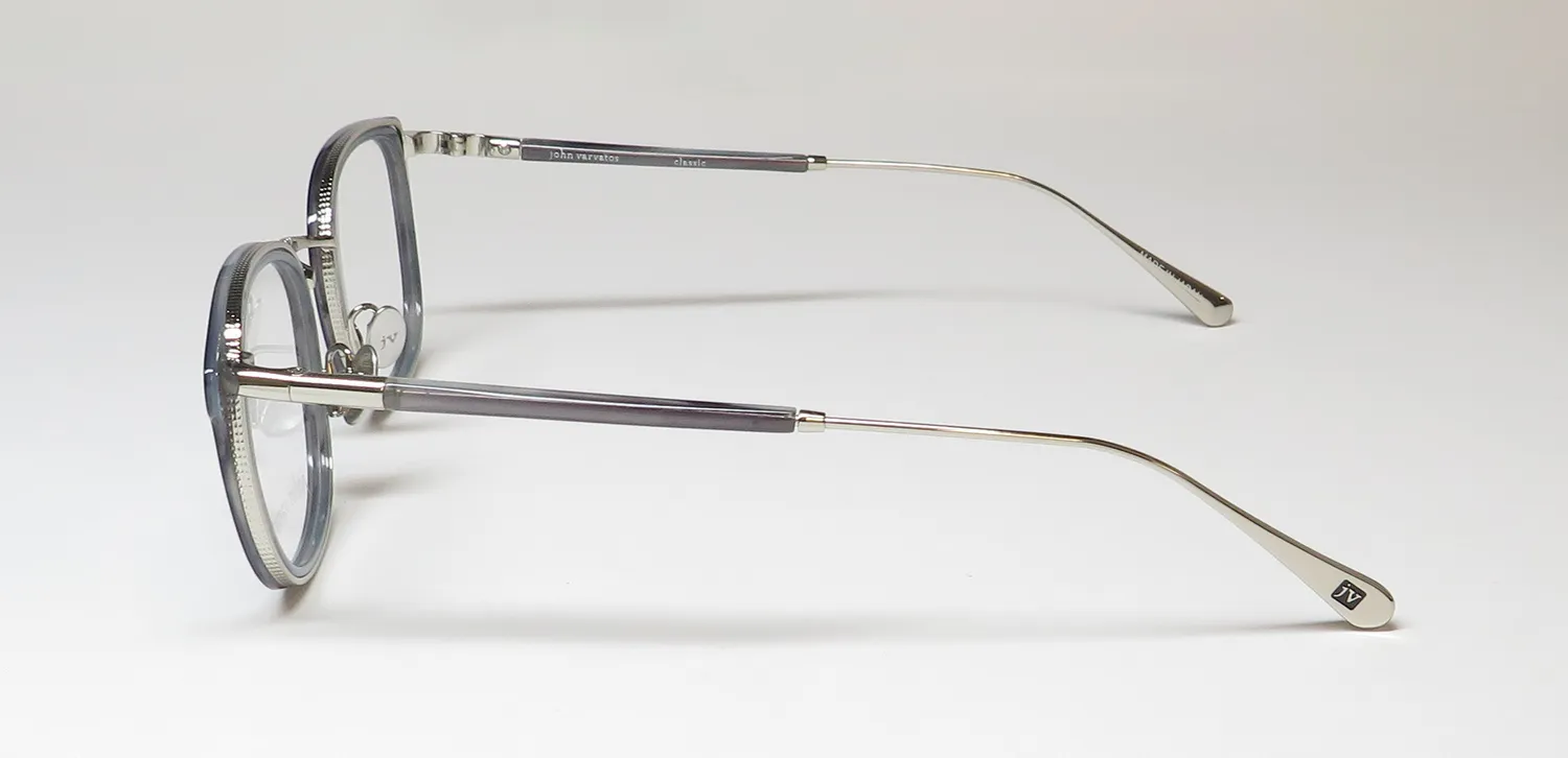 John Varvatos V410 smoke Eyeglasses Smoke 49mm 4