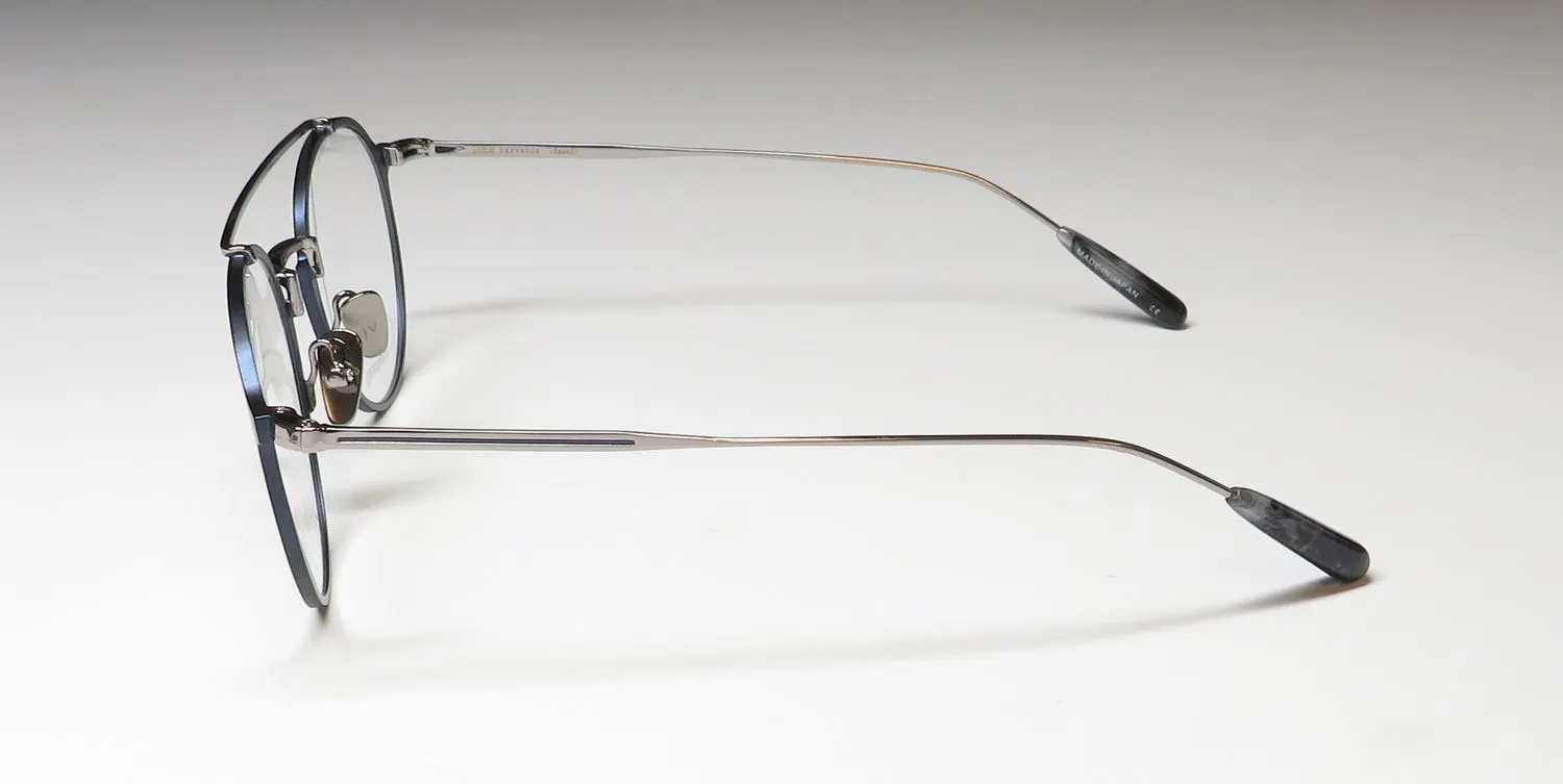 John Varvatos V174 navy/ gunmetal Eyeglasses Navy 50mm 4