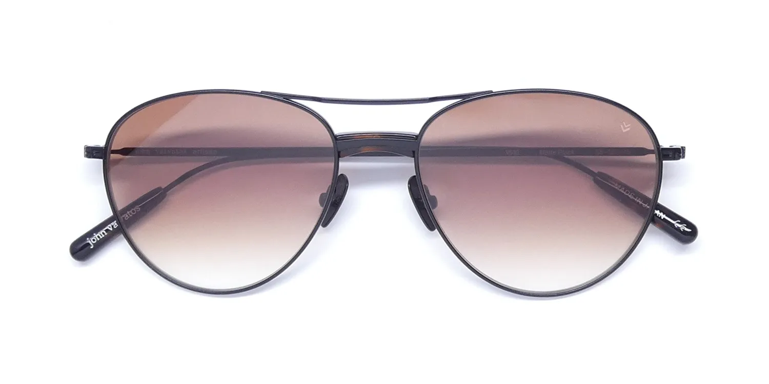 John Varvatos V533 matte black Sunglasses Matte Black 55mm 2
