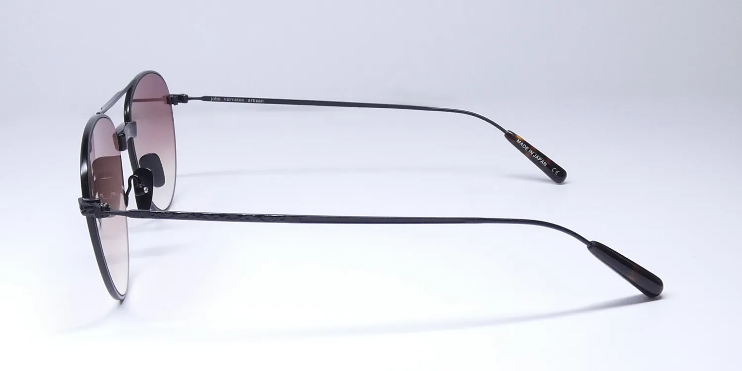 John Varvatos V533 matte black Sunglasses Matte Black 55mm 4