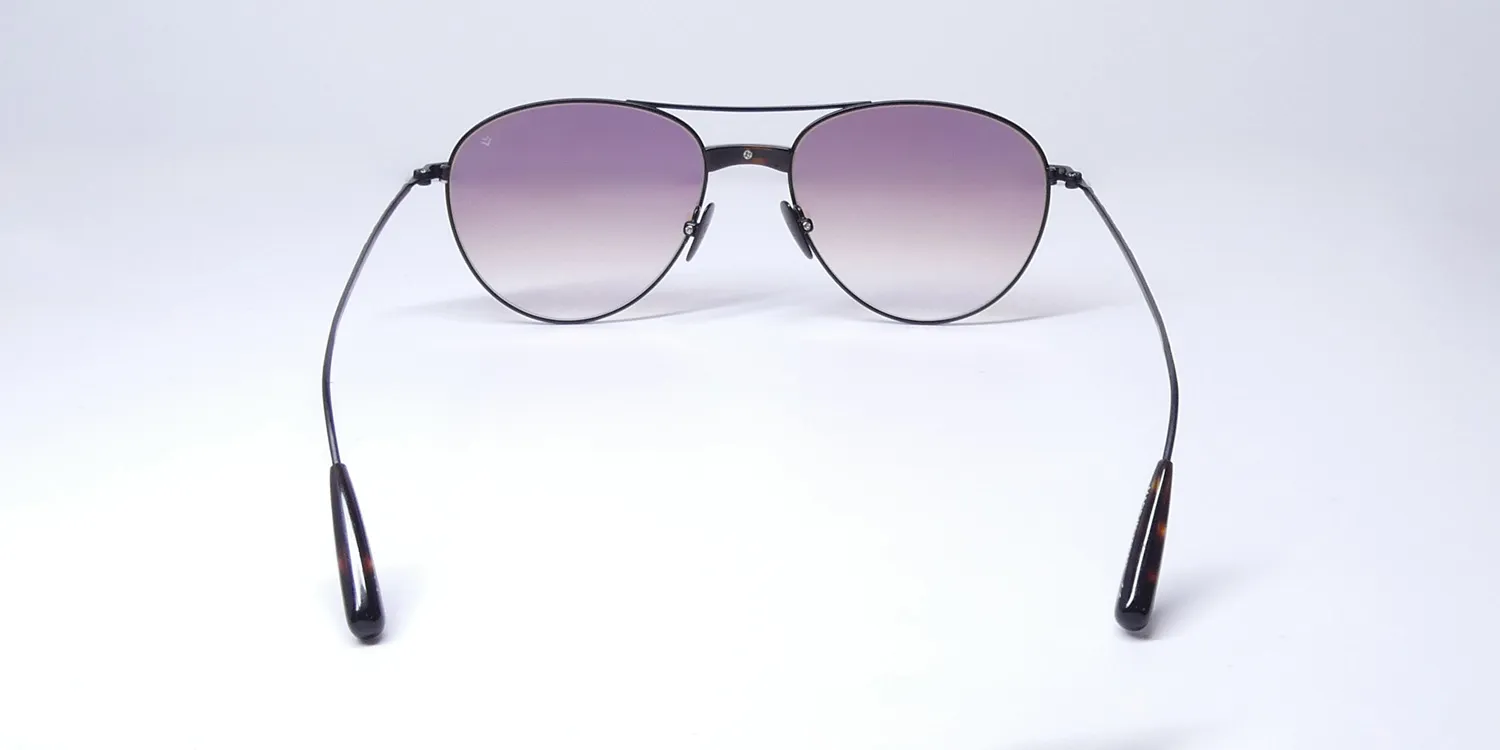 John Varvatos V533 matte black Sunglasses Matte Black 55mm 5