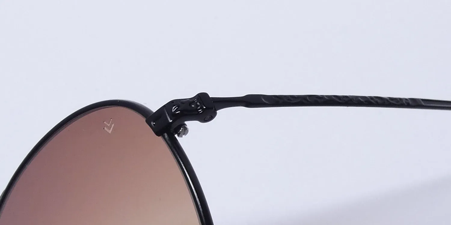 John Varvatos V533 matte black Sunglasses Matte Black 55mm 6