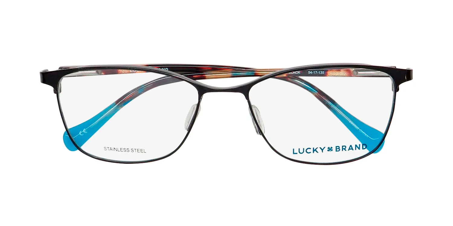 Lucky Brand D509 black Eyeglasses Black 54mm 2