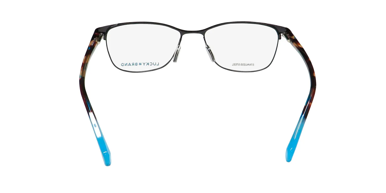 Lucky Brand D509 black Eyeglasses Black 54mm 5