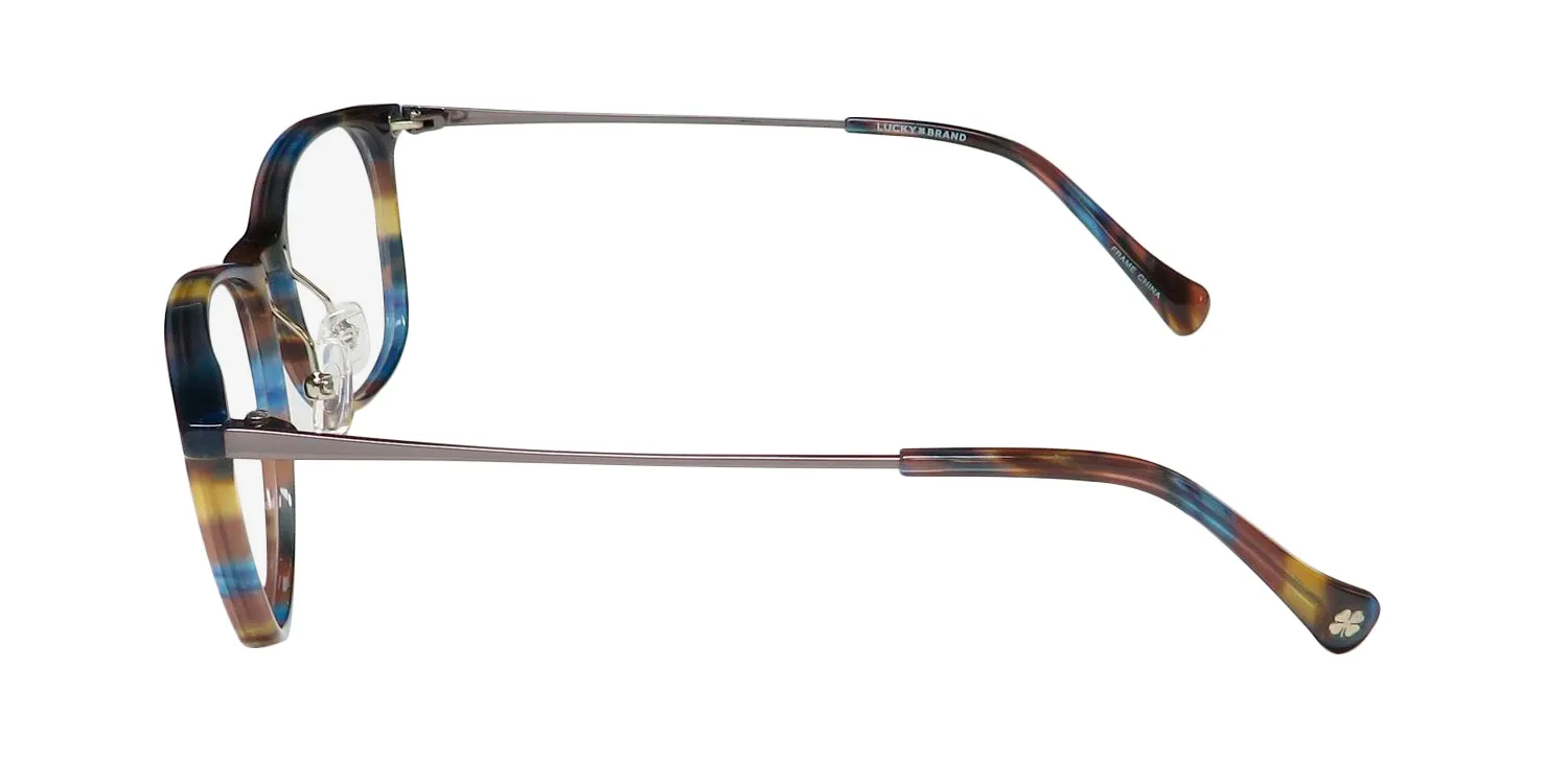 Lucky Brand D510 blue/ brown Eyeglasses Blue 52mm 4