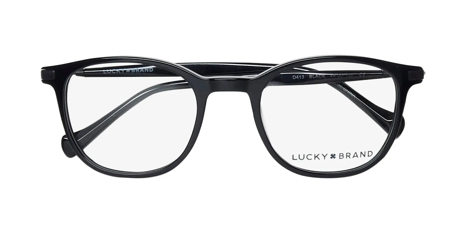 Lucky Brand D413 black Eyeglasses Black 48mm 2