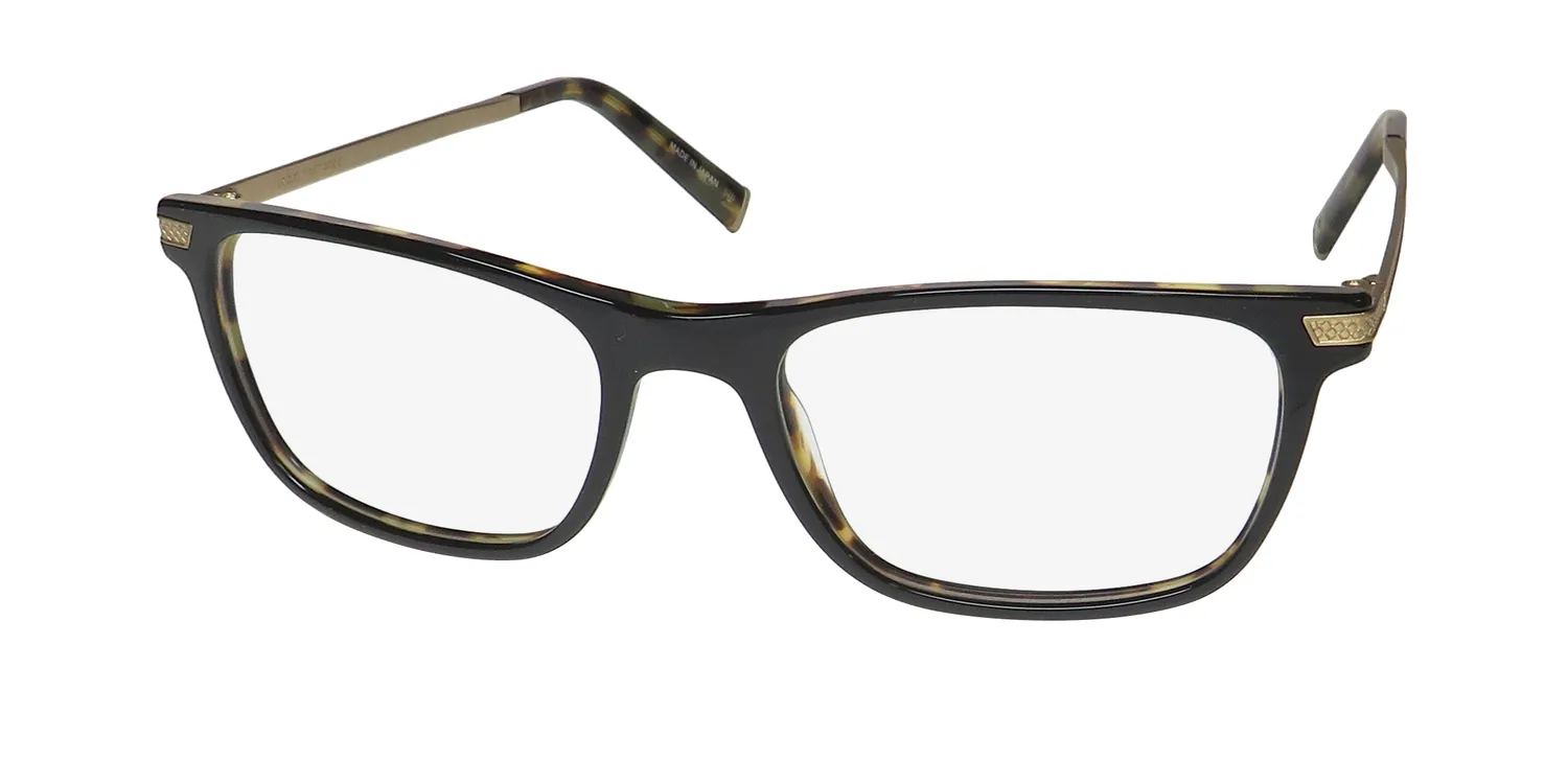John Varvatos V412 black / tortoise Eyeglasses Black 54mm
