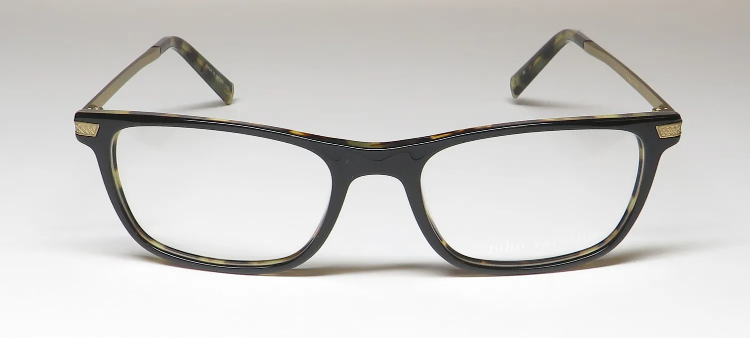John Varvatos V412 black / tortoise Eyeglasses Black 54mm 3