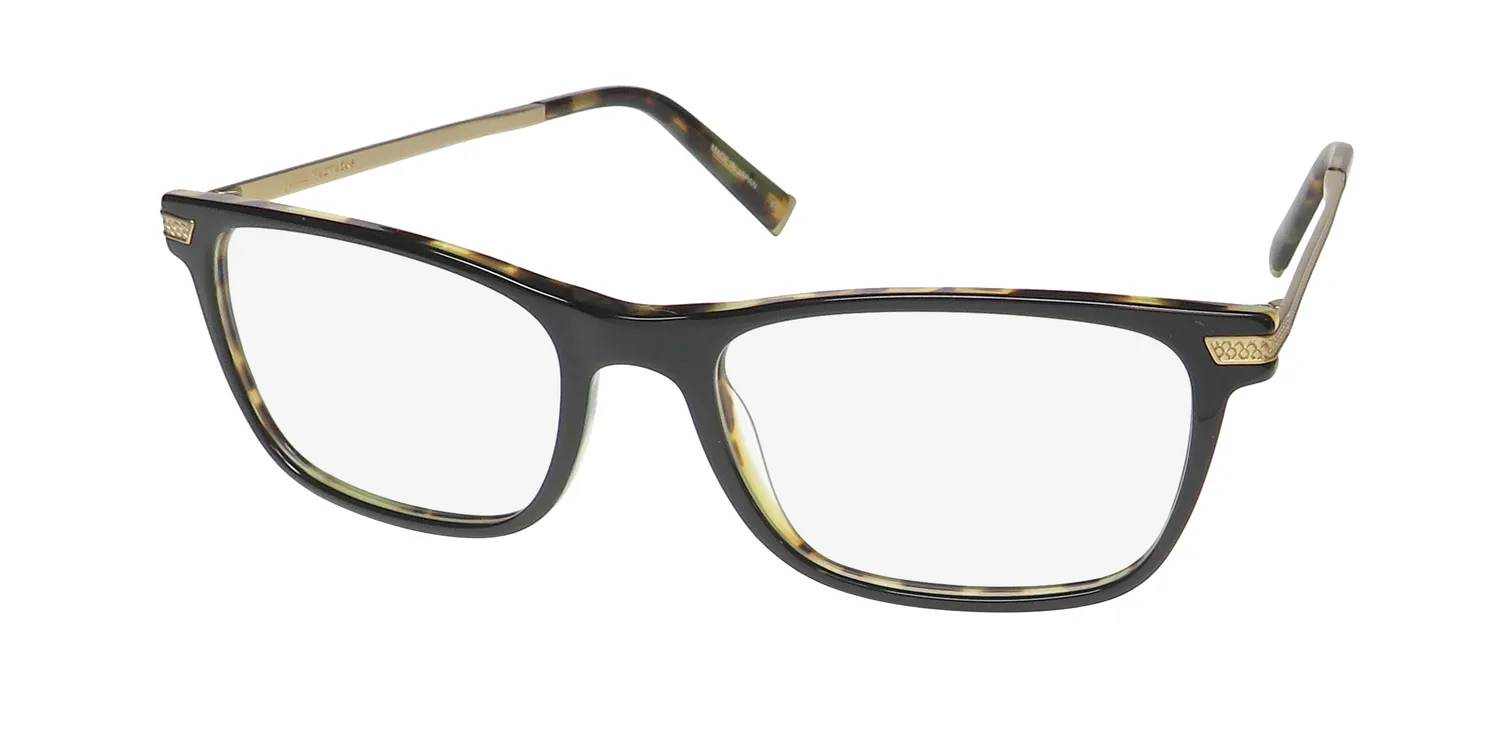 John Varvatos V412 black / tortoise Eyeglasses Black 57mm