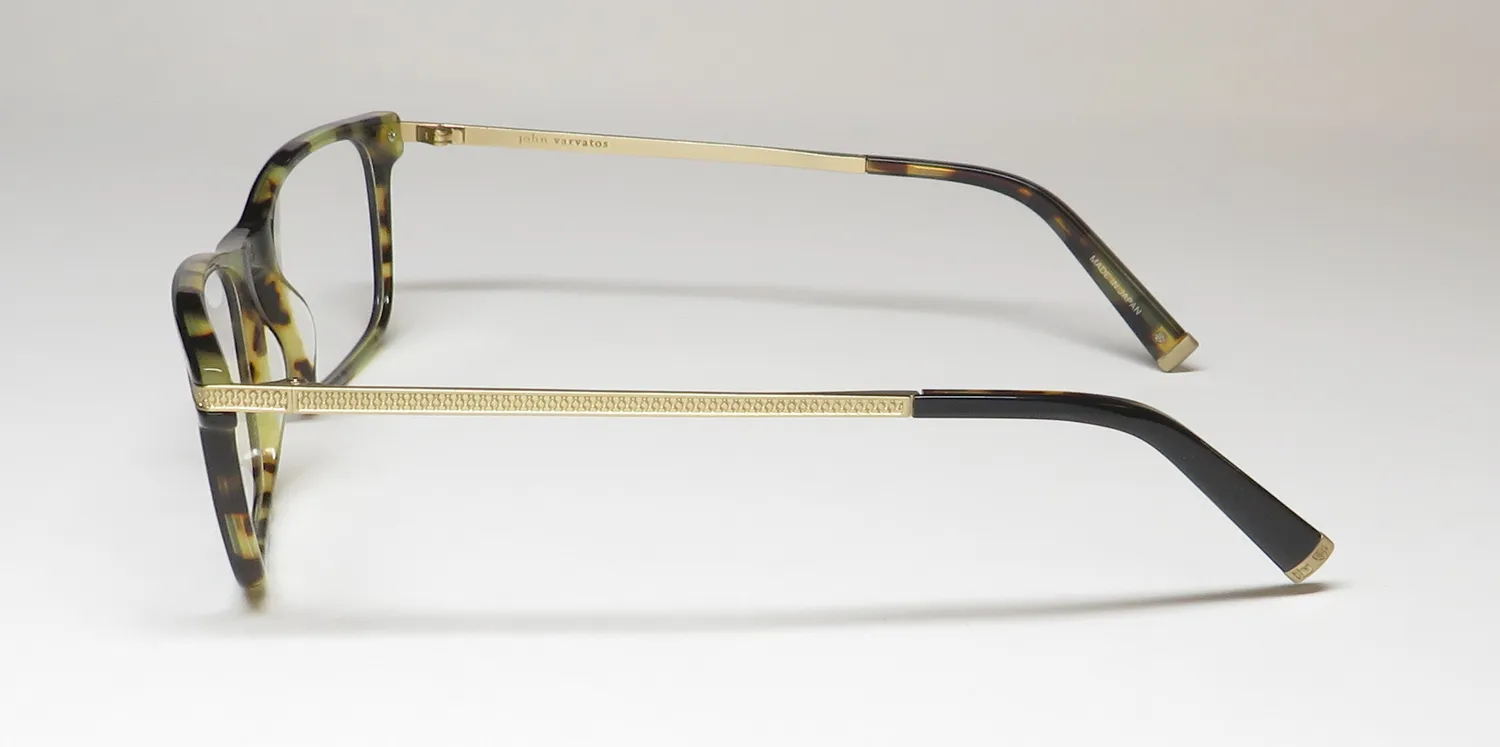 John Varvatos V412 black / tortoise Eyeglasses Black 57mm 4