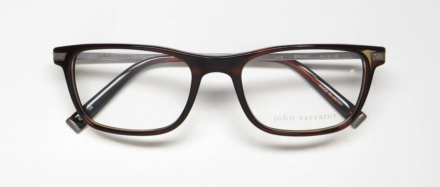 John Varvatos V412 brown Eyeglasses Brown 54mm 2