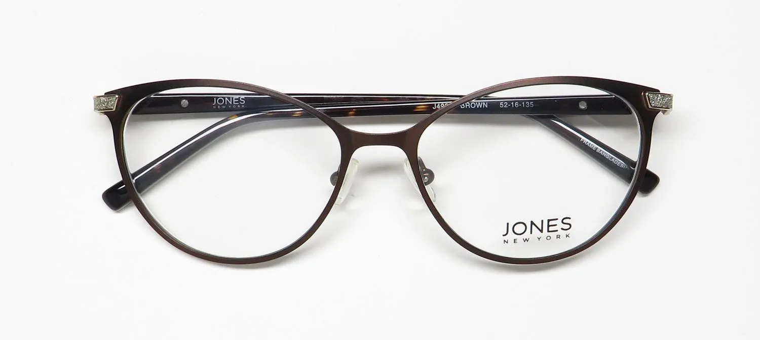 Jones New York J492 brown Eyeglasses Brown 52mm 2