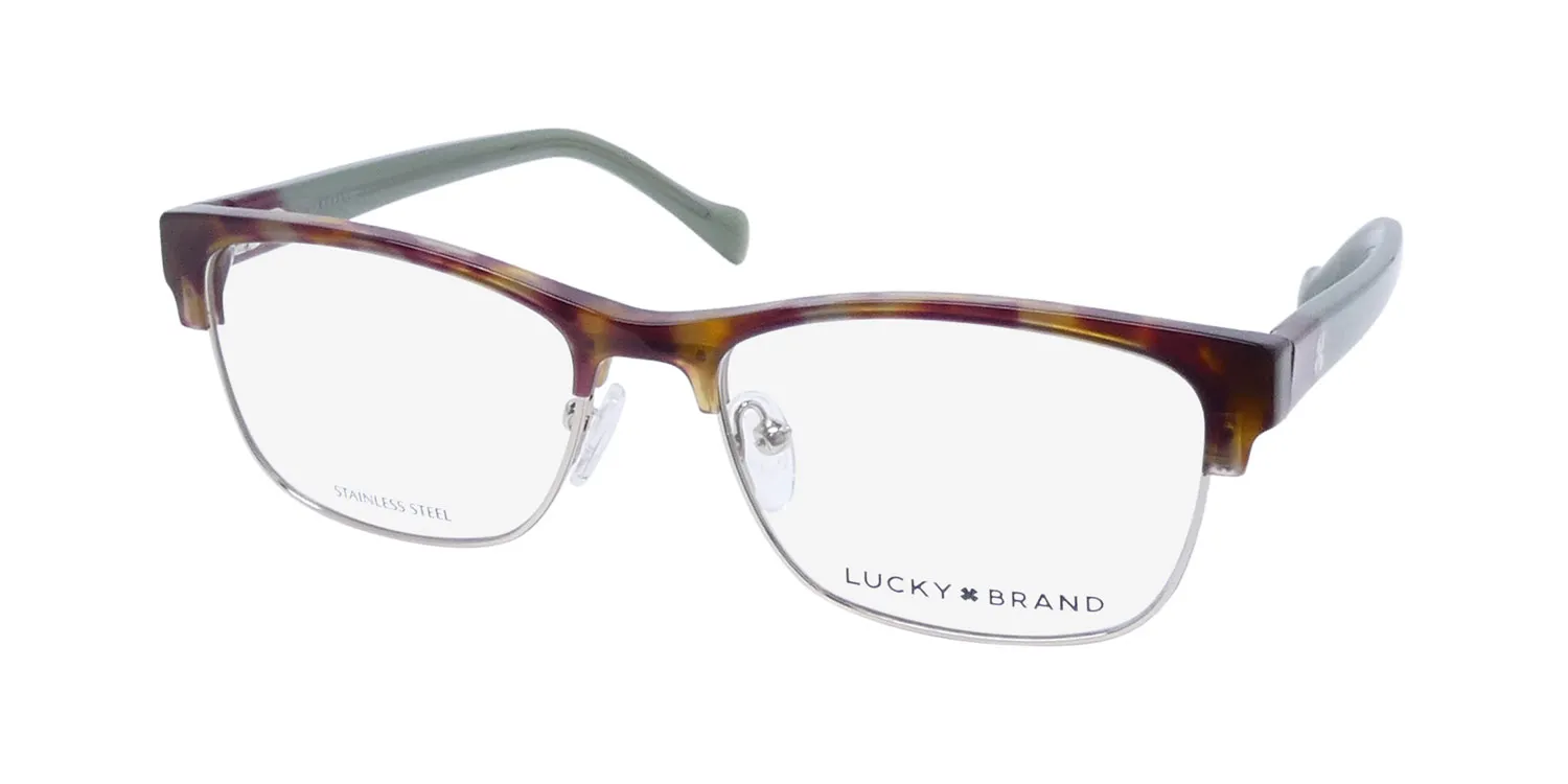 Lucky Brand D228 tortoise green Eyeglasses Tortoise Green 52mm